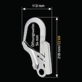 Rohrhaken MAS50 Stahl